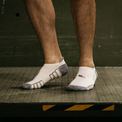 No-Show Wool Work Sock