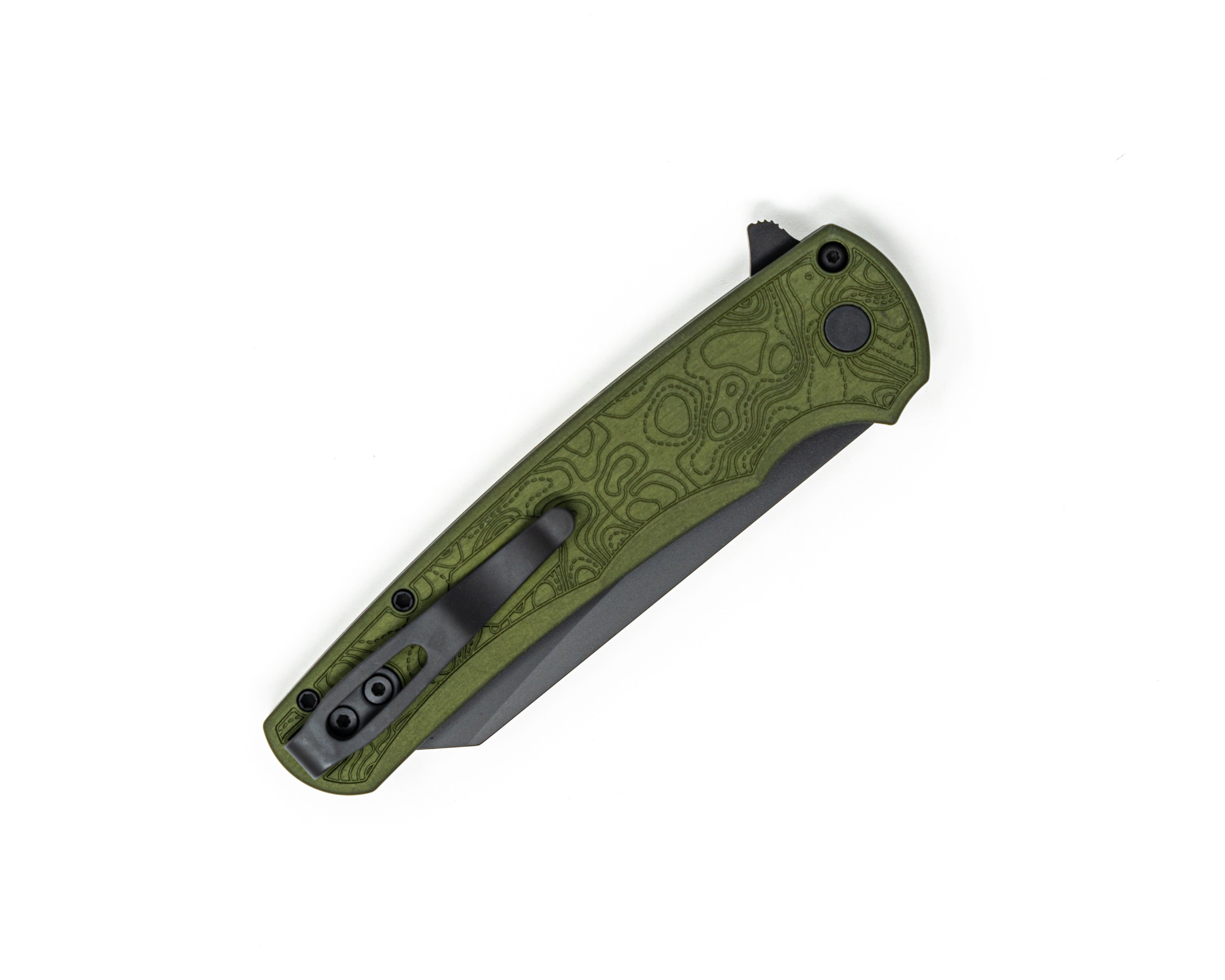 Pro-Tech Malibu Green Topo Back Side Overhead View