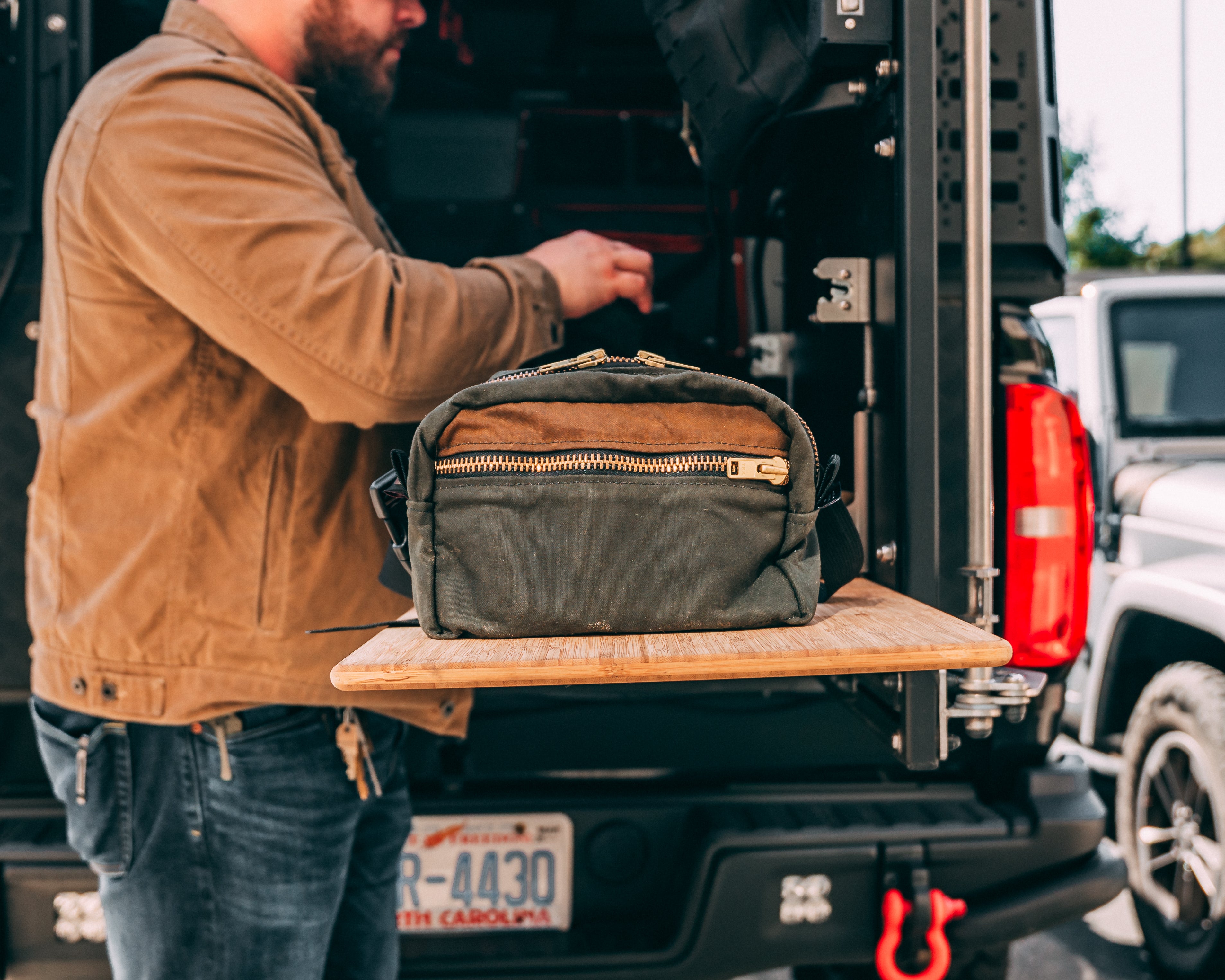Waxed Canvas Belt Bag XL