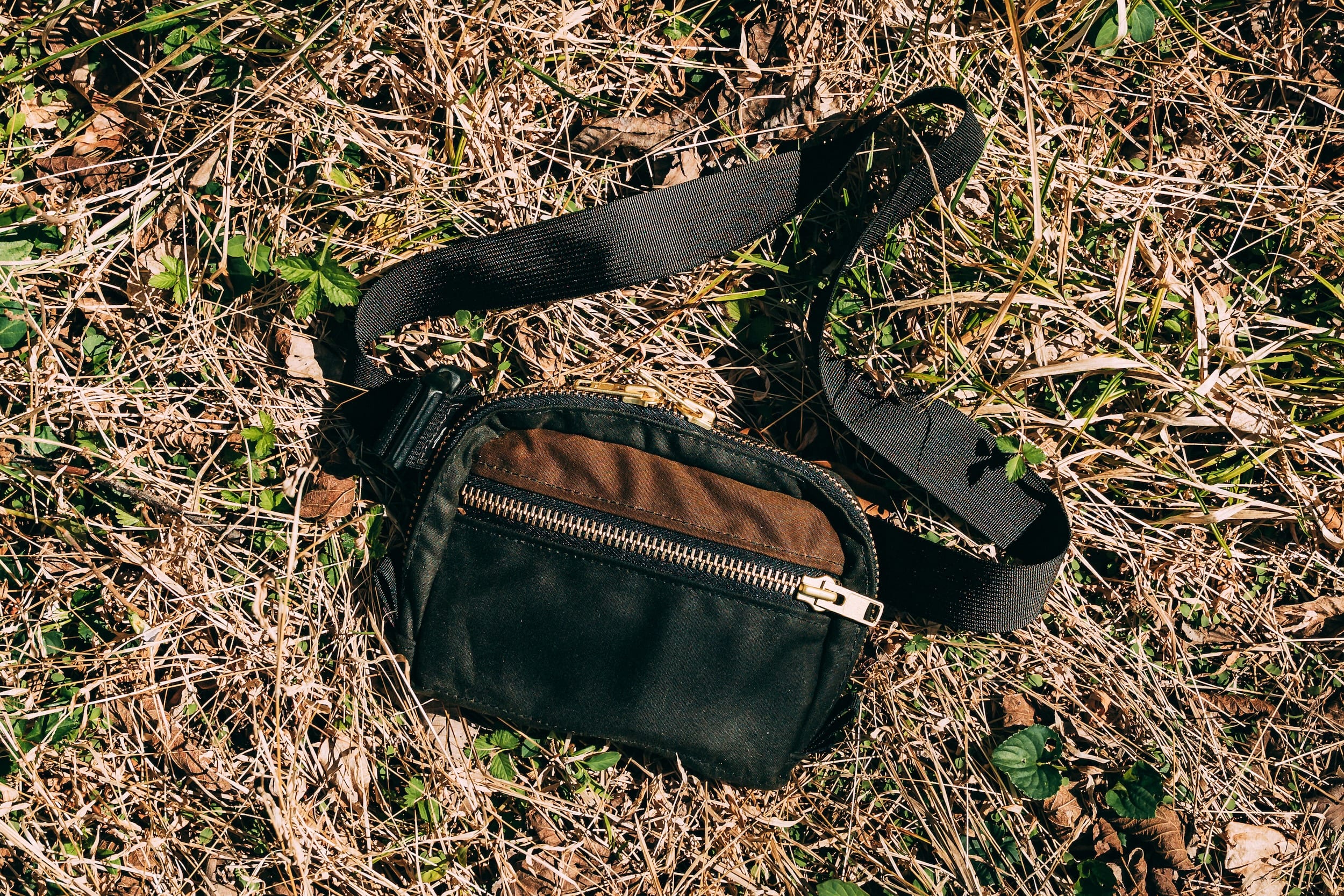 Waxed Canvas Belt Bag