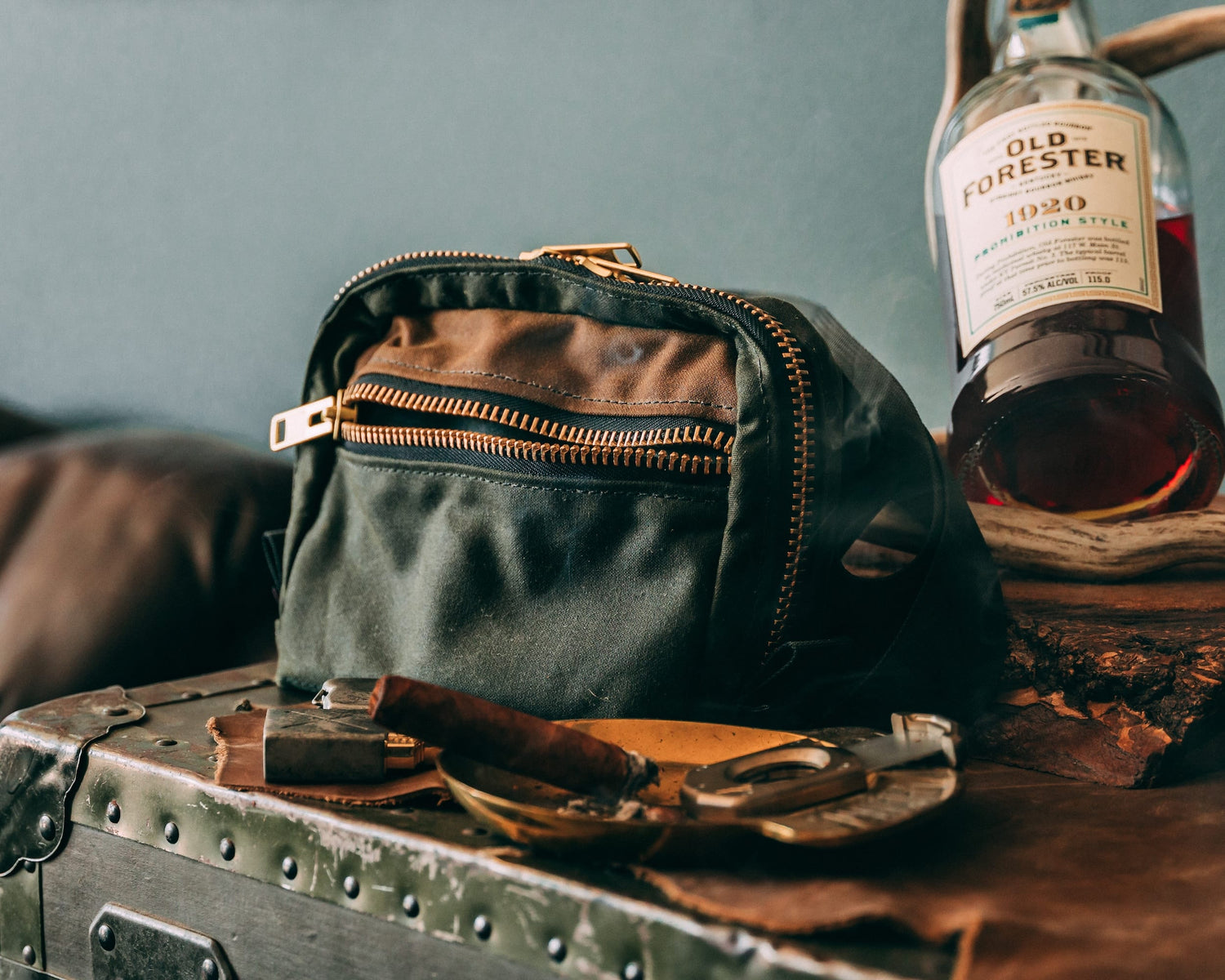 Waxed Canvas Belt Bag