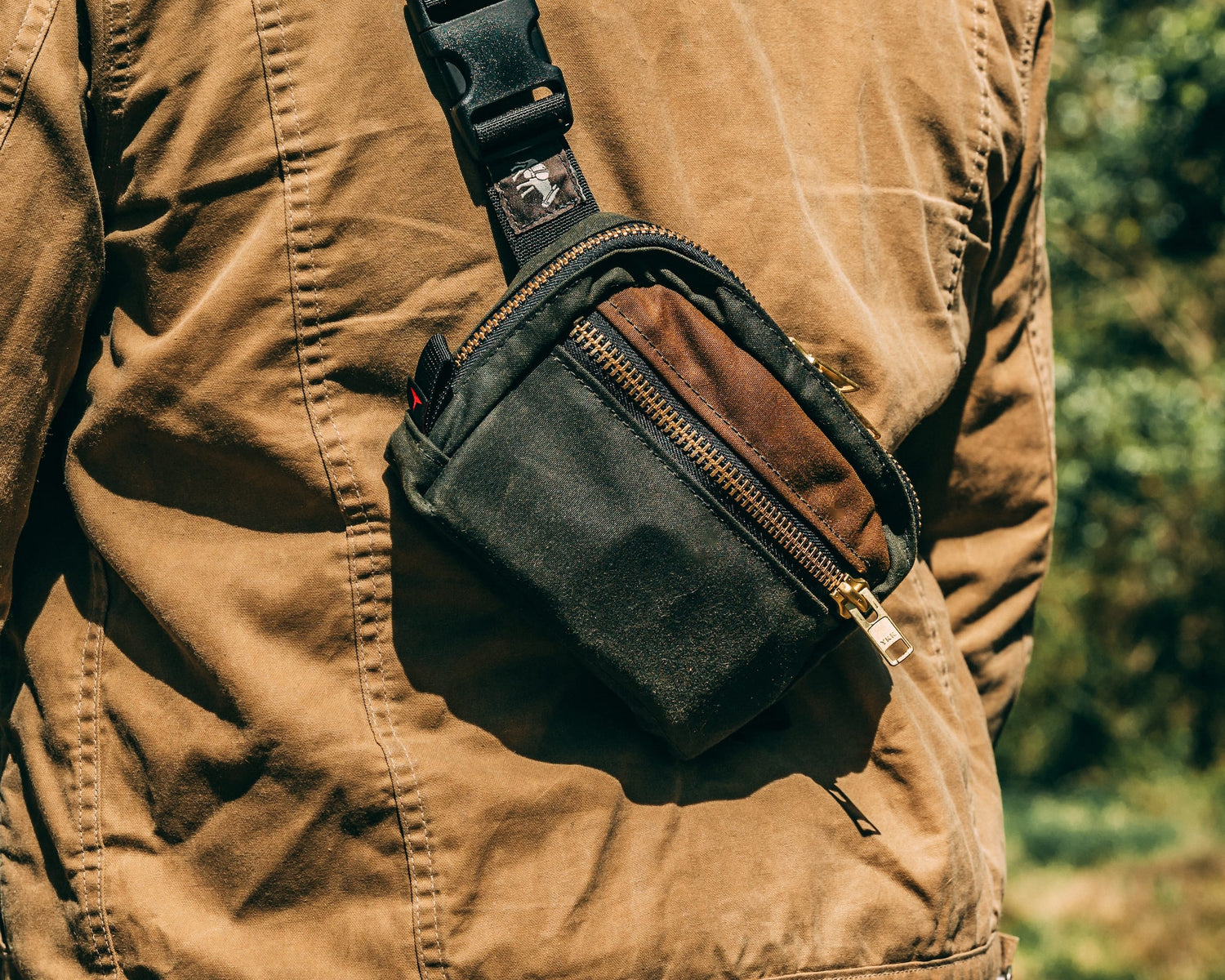 Waxed Canvas Belt Bag