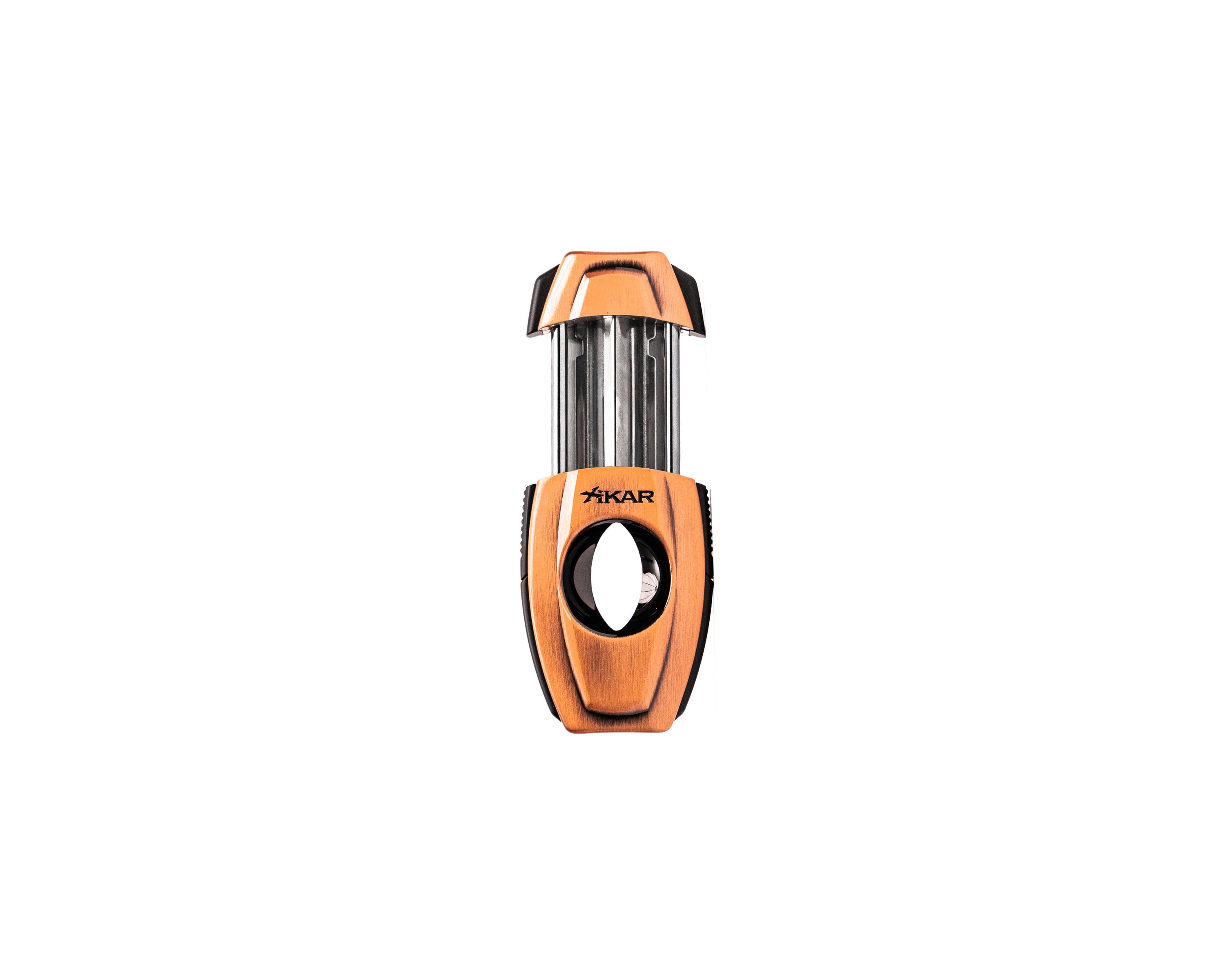 XIKAR Flip Dual Cigar Cutter — Bronze, V-Cut & Straight Cut