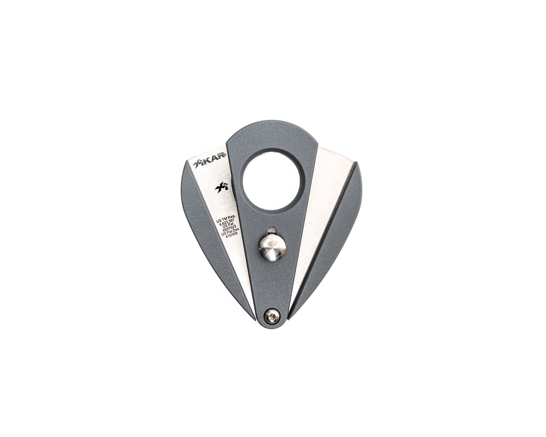 XIKAR Xi2 Cigar Cutter — Granite Silver, Double Guillotine