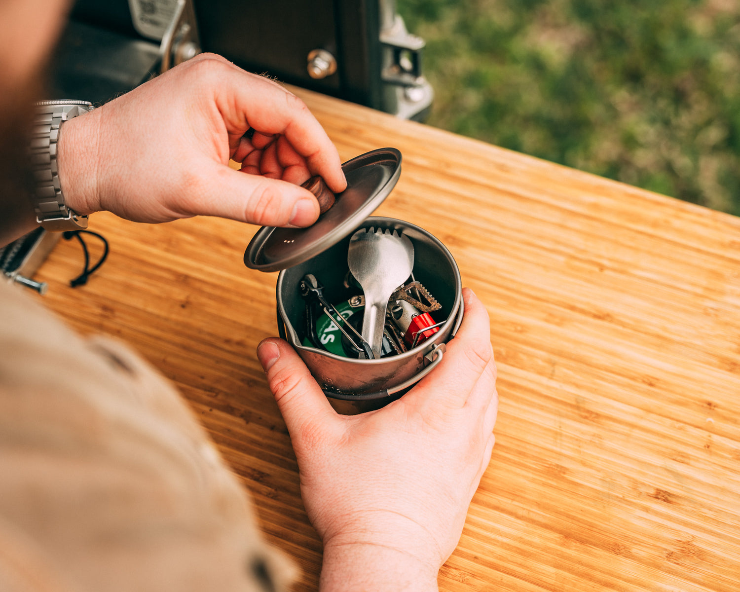 Stubby Titanium Spork
