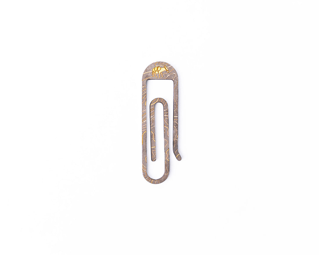 Carry Commission x JRW Gear Topo Tough Clip Tank – Titanium Key Clip
