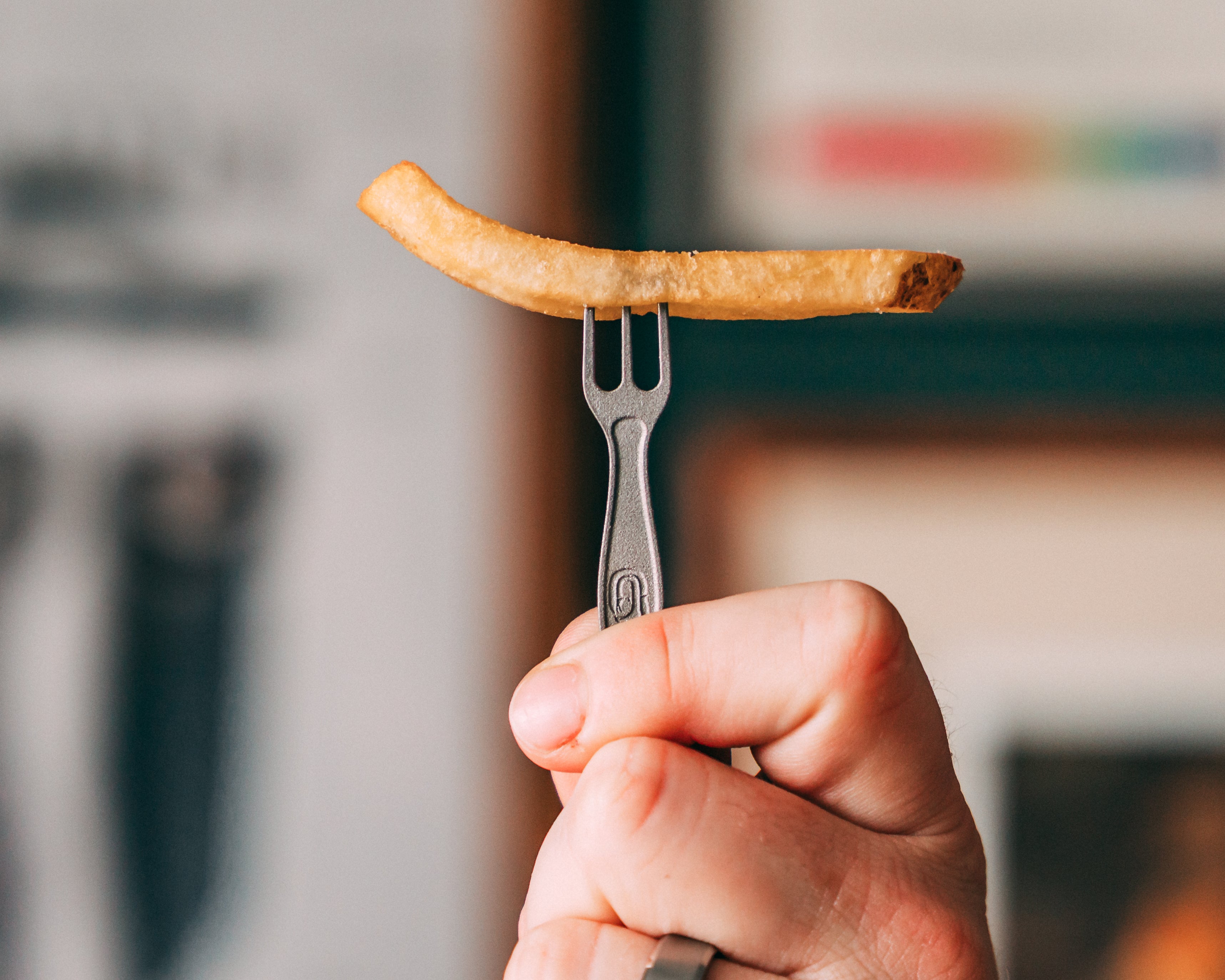 Titanium French Fry Fork