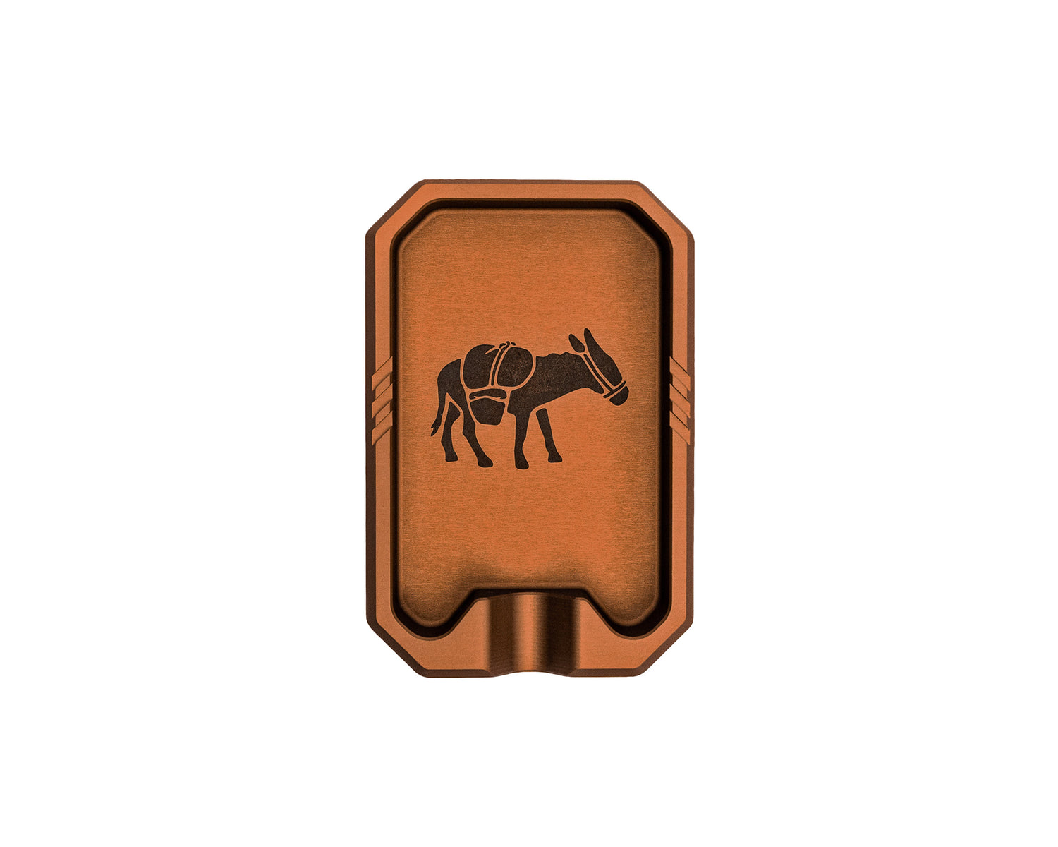 Vice Hardware CC Ass Tray — Laser-Engraved Aluminum, Carry Commission Exclusive