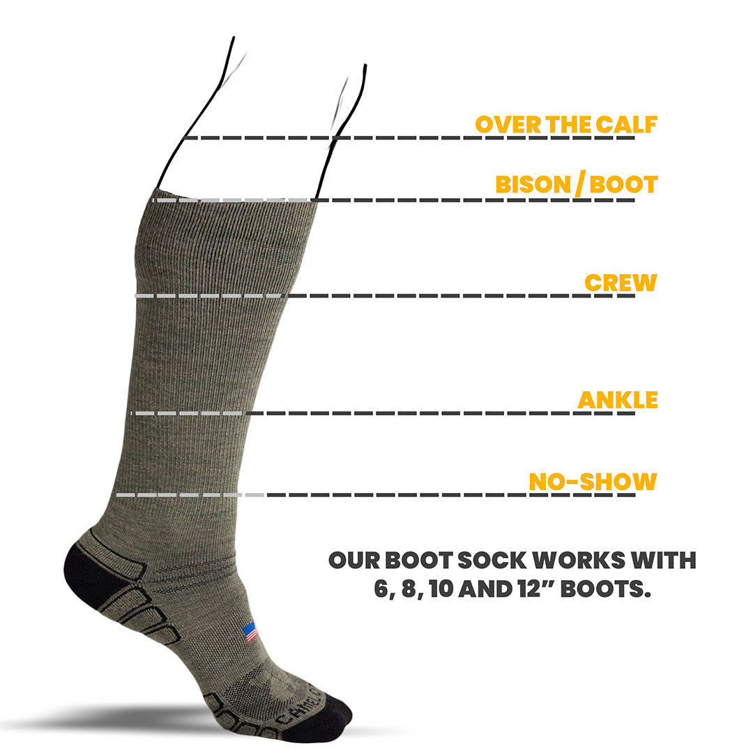 Boot Wool Work Sock