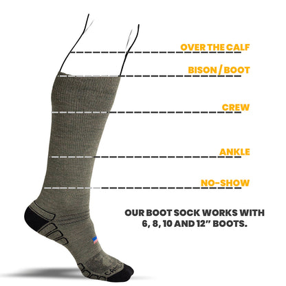 Boot Wool Work Sock