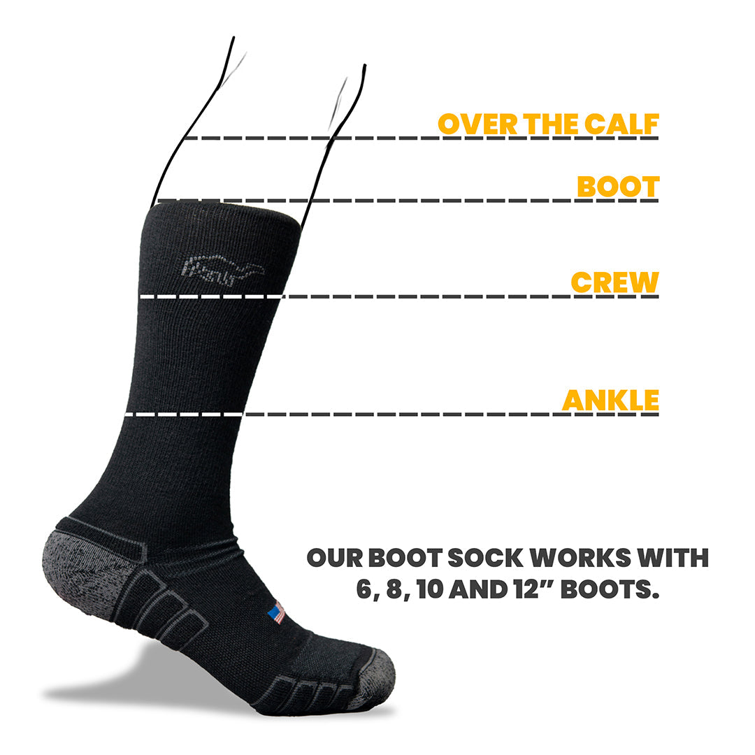Boot Wool Work Sock