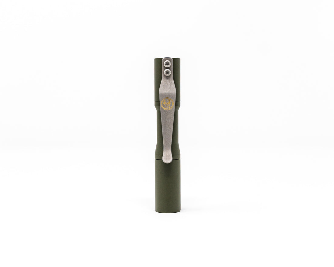 Micro Arcadian Aluminum OD Green Click