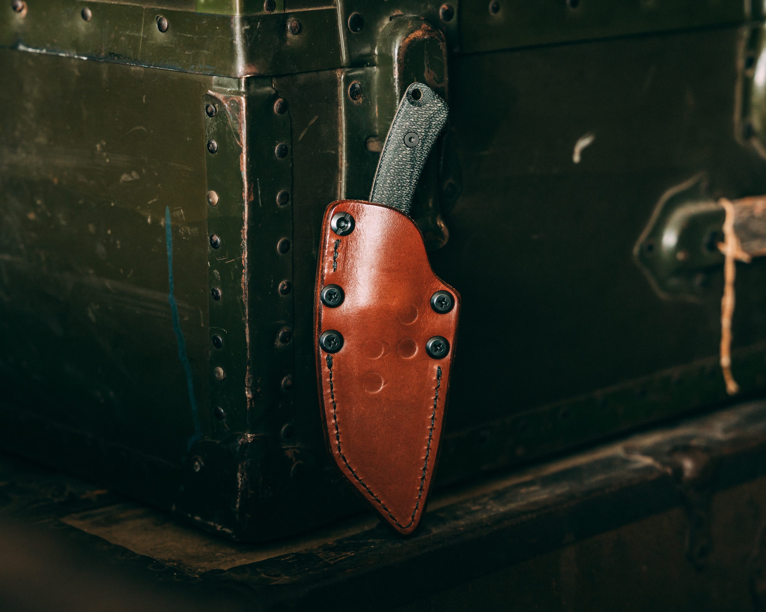 Redhawk Leather Sheath