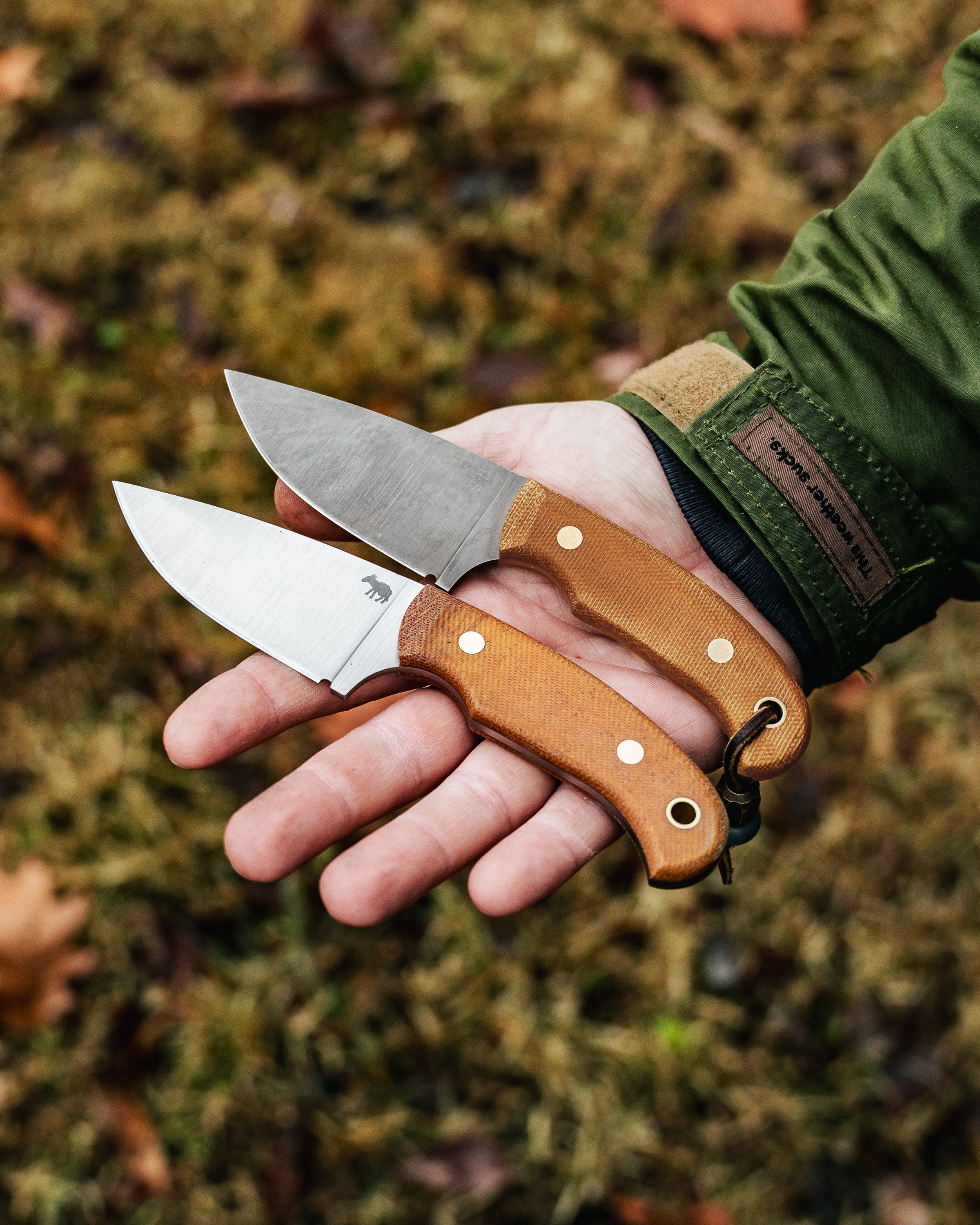 Carry Commission Camp Mule — A2 Fixed Blade, Natural Micarta | LT