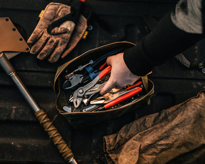 CC Waxed Canvas Dopp Kit