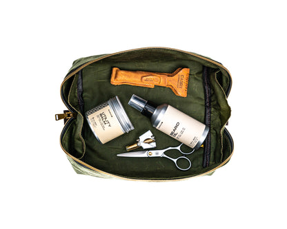 CC Waxed Canvas Dopp Kit