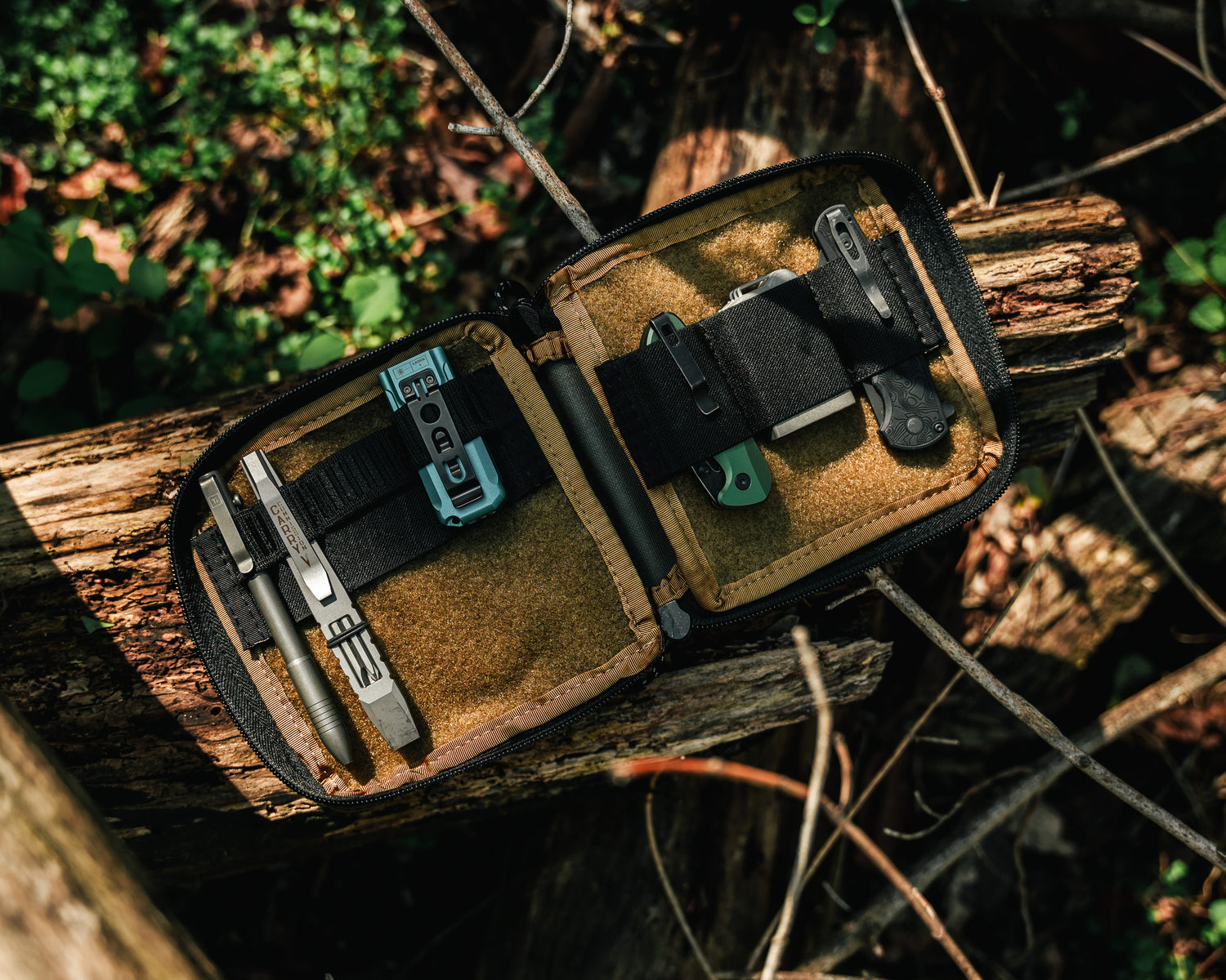cool edc gear Carry Commission EDC Pouch Bundle — MOLLE EDC Organizer by Blue Ridge Overland Gear
