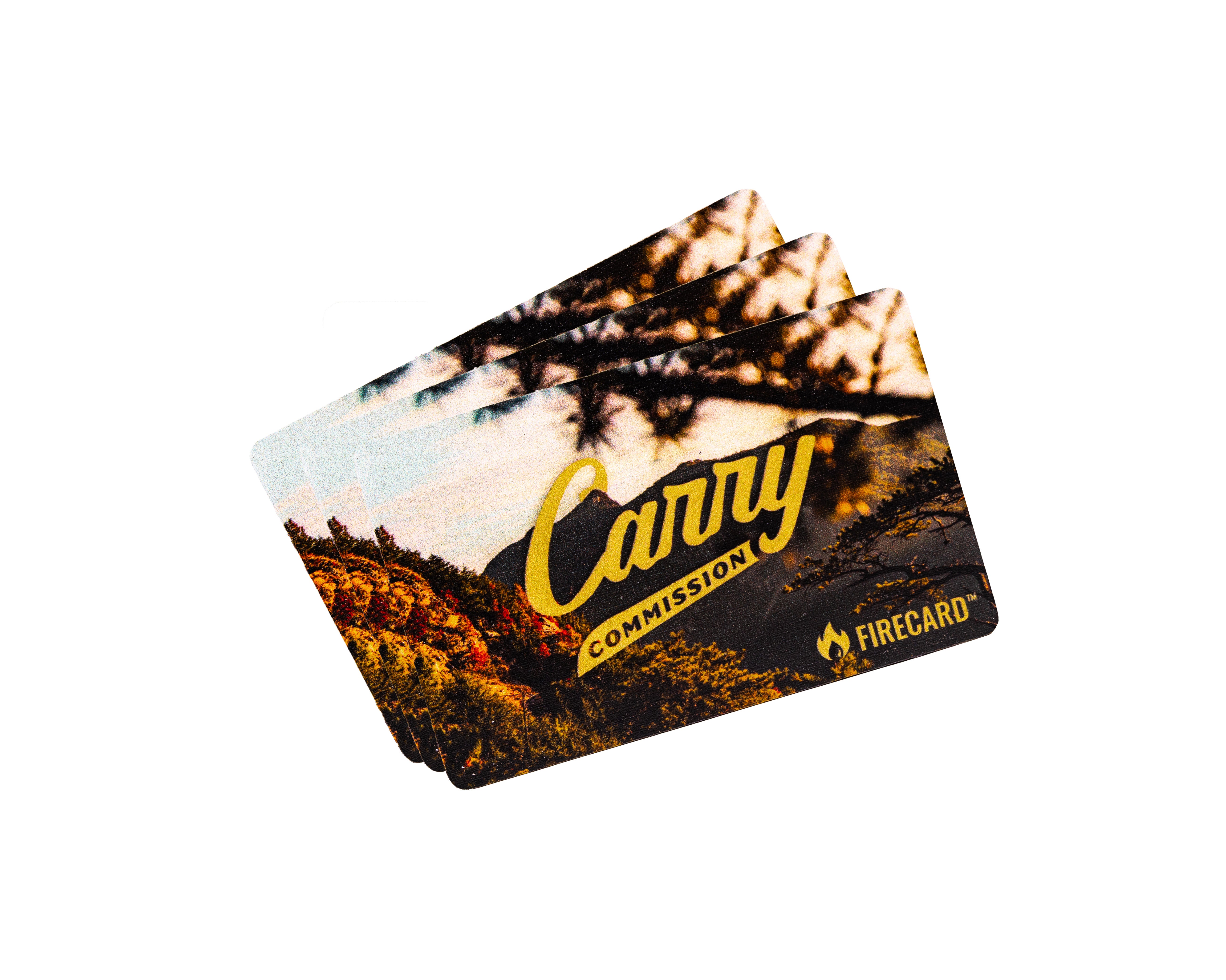 Carry Commission x Wazoo FireCard – Credit Card Fire Starter, 3