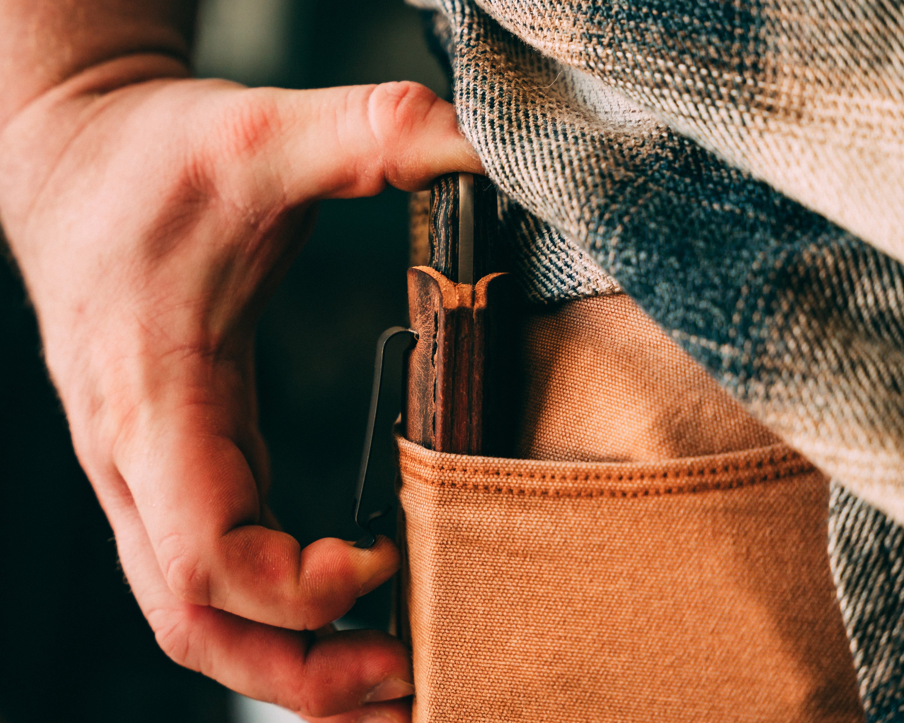 CC Frontier First Leather Pocket Sheath