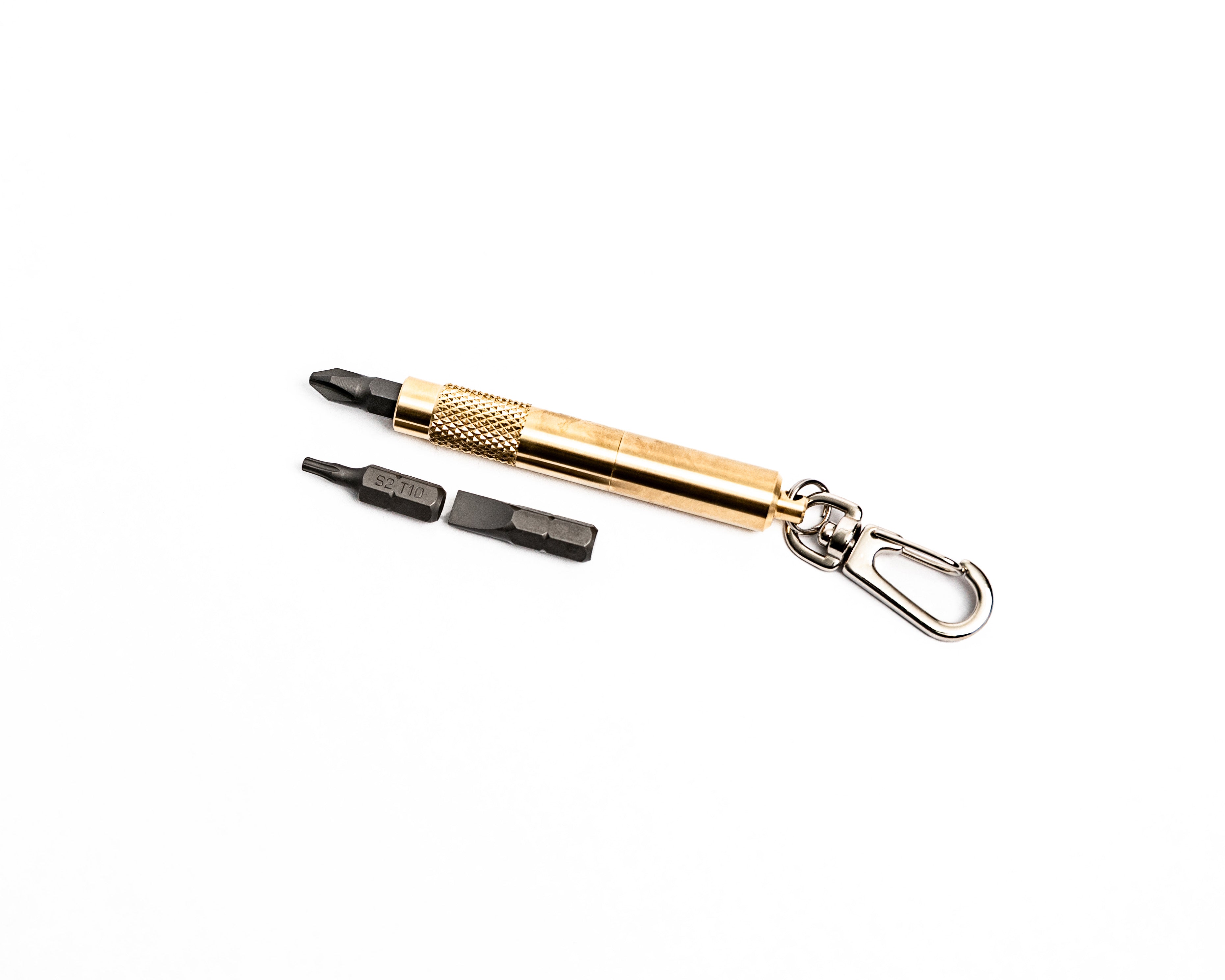 Brass Screwdriver Keychain