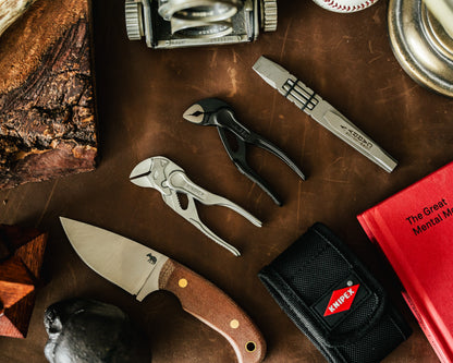 KNIPEX Mini Pliers Set XS — Cobra &amp; Pliers Wrench with Belt Pouch