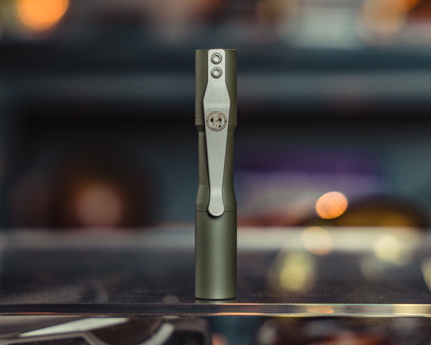 Micro Arcadian Aluminum OD Green Click