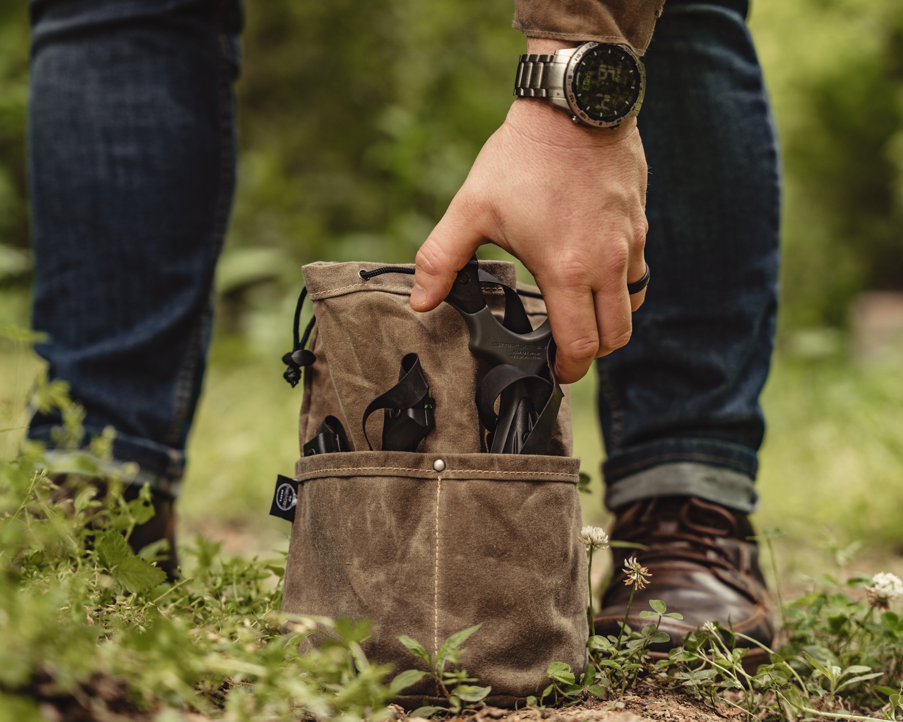 Cedar Bucket Bag