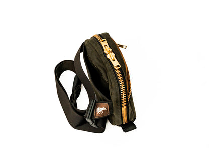 Waxed Canvas Belt Bag