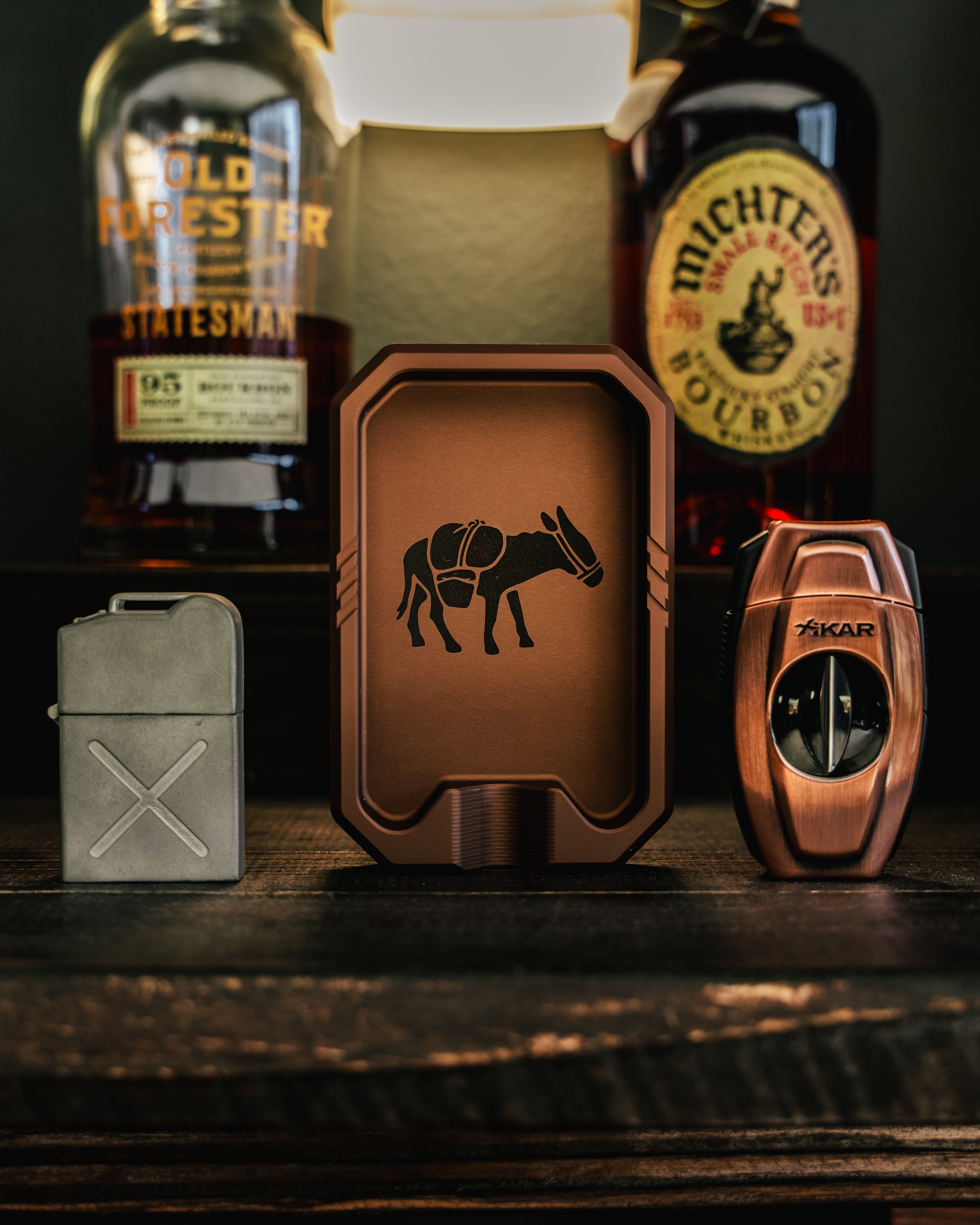 Vice Hardware CC Ass Tray — Laser-Engraved Aluminum, Carry Commission Exclusive