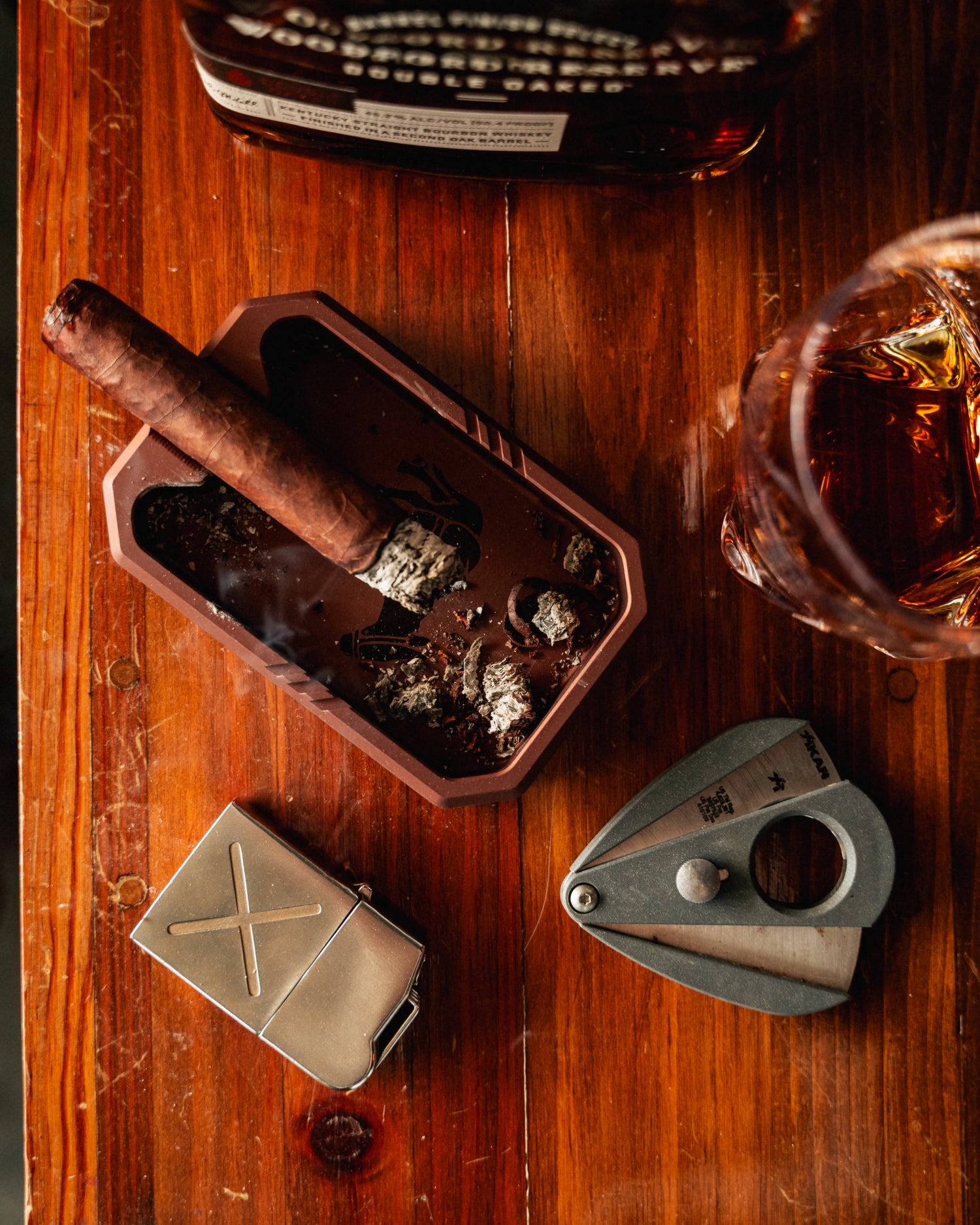 XIKAR Xi2 Cigar Cutter — Granite Silver, Double Guillotine