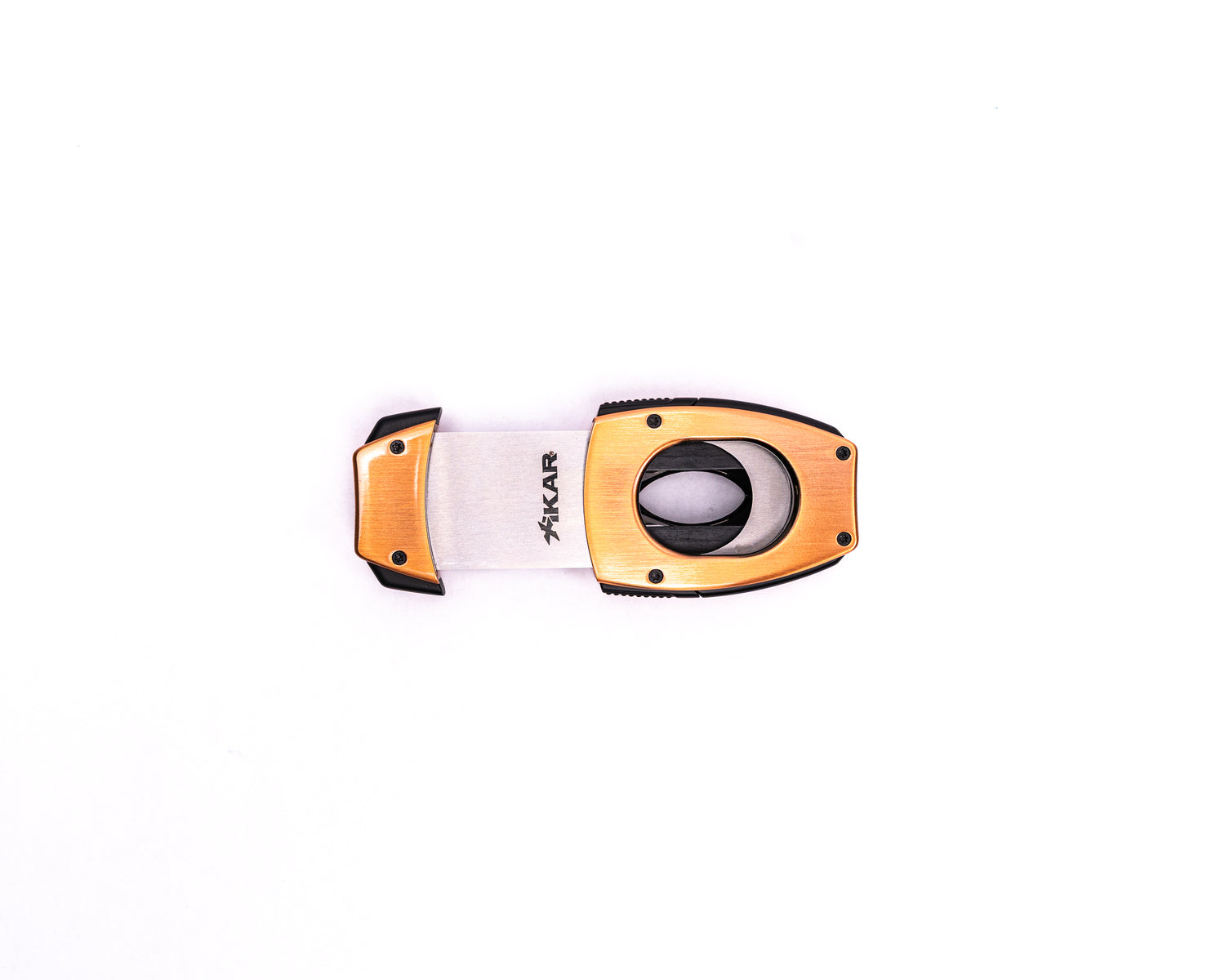 XIKAR Flip Dual Cigar Cutter — Bronze, V-Cut &amp; Straight Cut