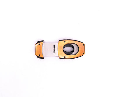 XIKAR Flip Dual Cigar Cutter — Bronze, V-Cut &amp; Straight Cut