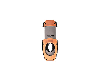 XIKAR Flip Dual Cigar Cutter — Bronze, V-Cut &amp; Straight Cut