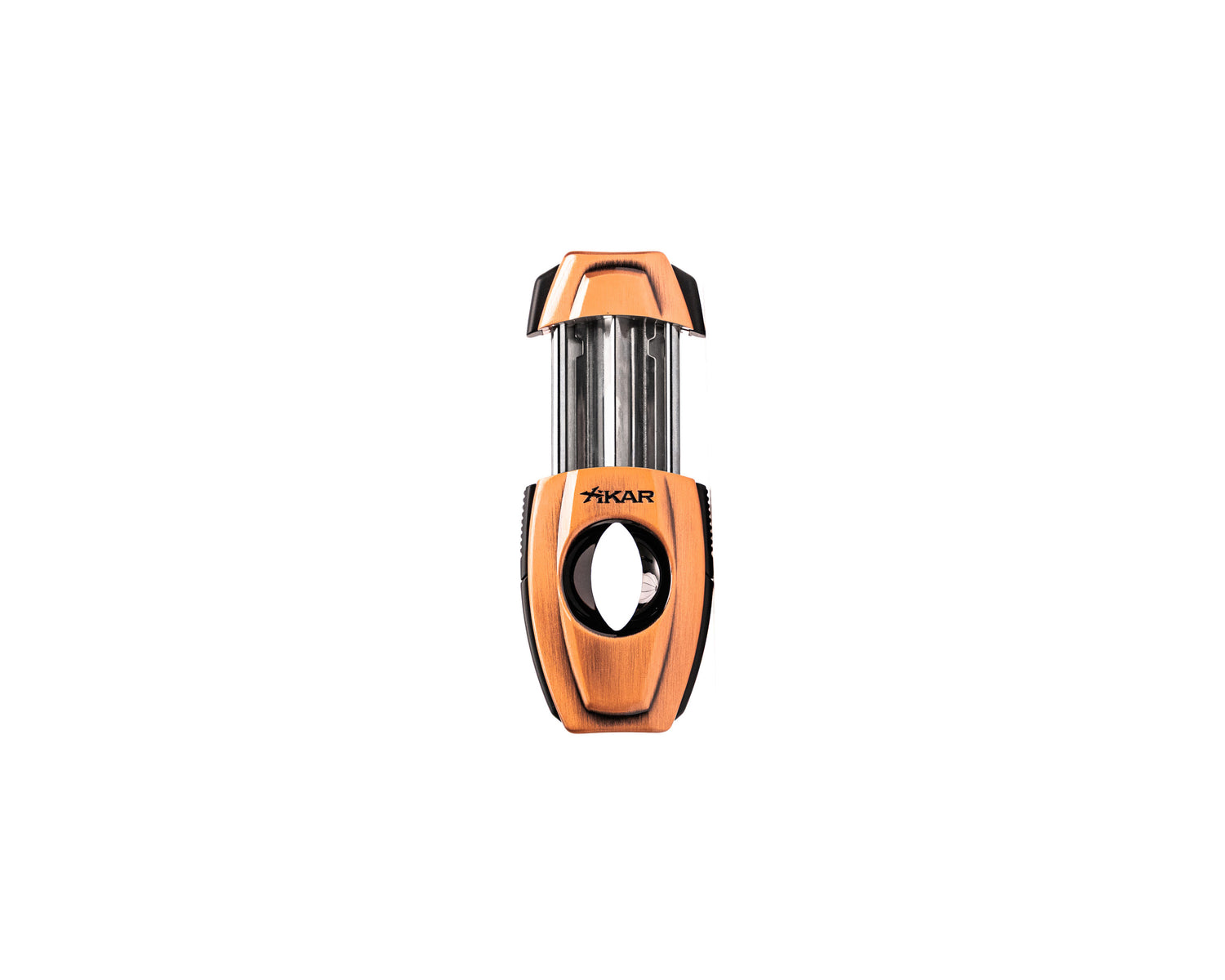 XIKAR Flip Dual Cigar Cutter — Bronze, V-Cut &amp; Straight Cut