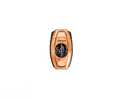 XIKAR Flip Dual Cigar Cutter — Bronze, V-Cut &amp; Straight Cut