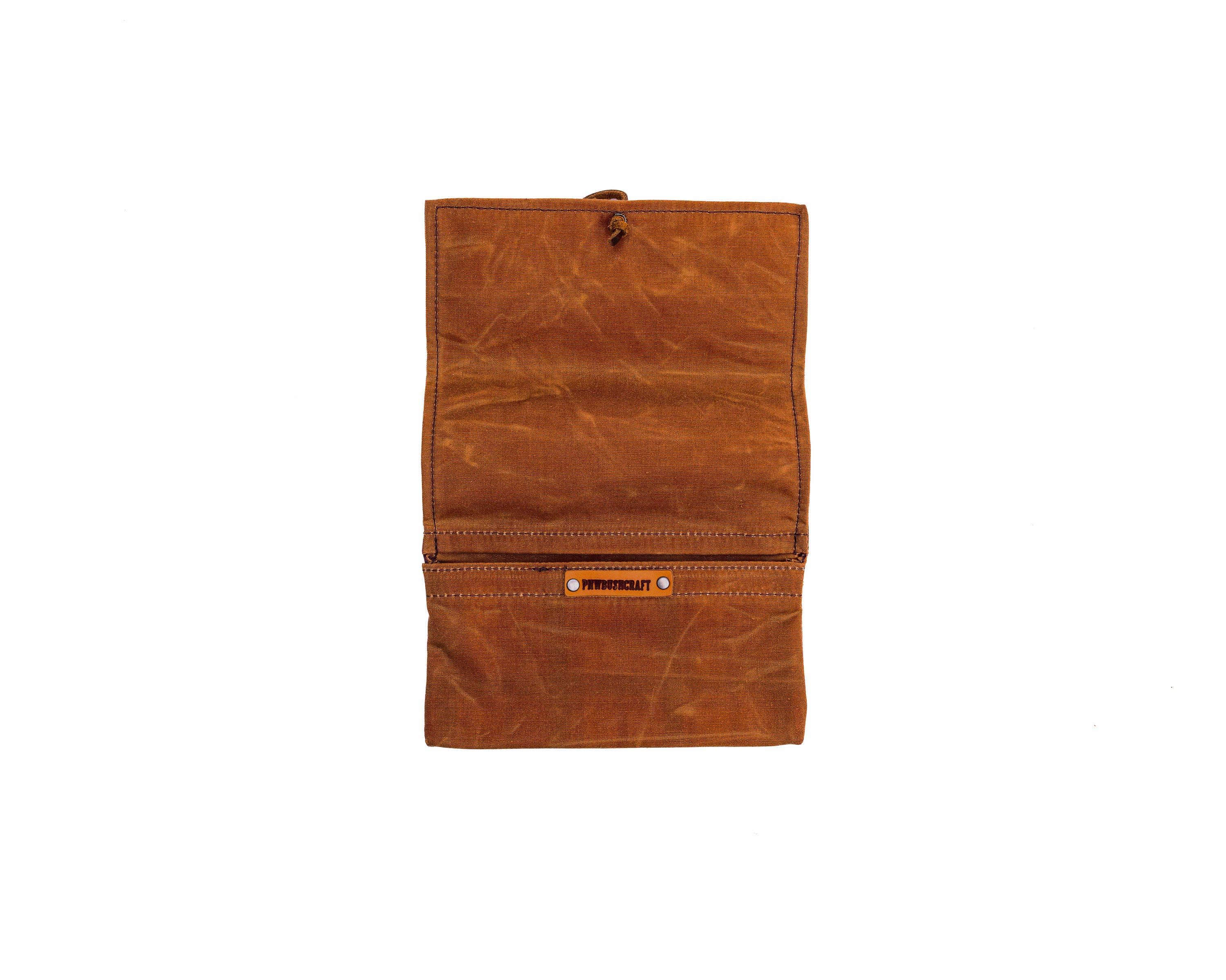 PNWBushcraft Pipe Roll — Waxed Canvas Roll-Up Utility Pouch