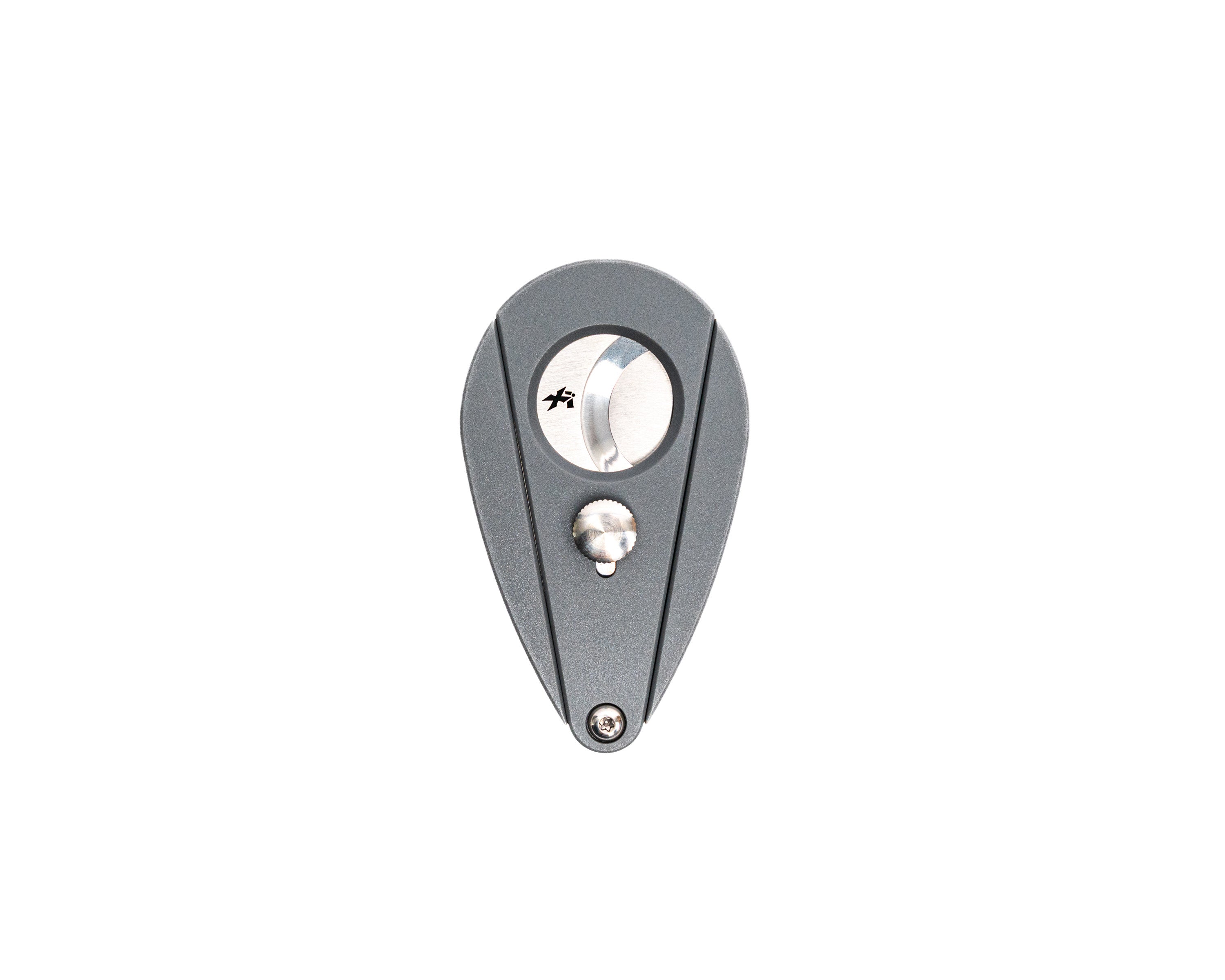 XIKAR Xi2 Cigar Cutter — Granite Silver, Double Guillotine