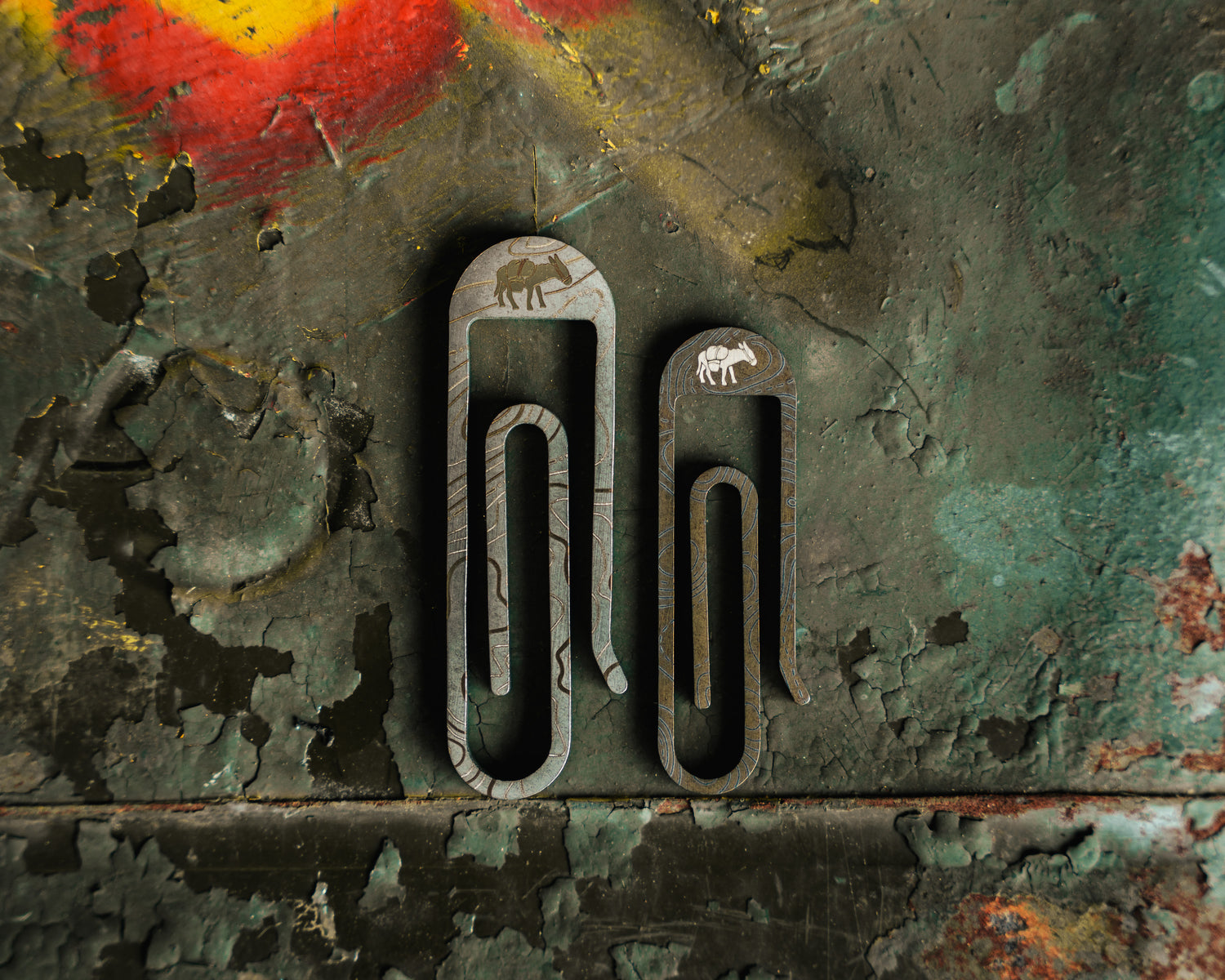 Carry Commission x JRW Gear Topo Tough Clip Tank – Titanium Key Clip