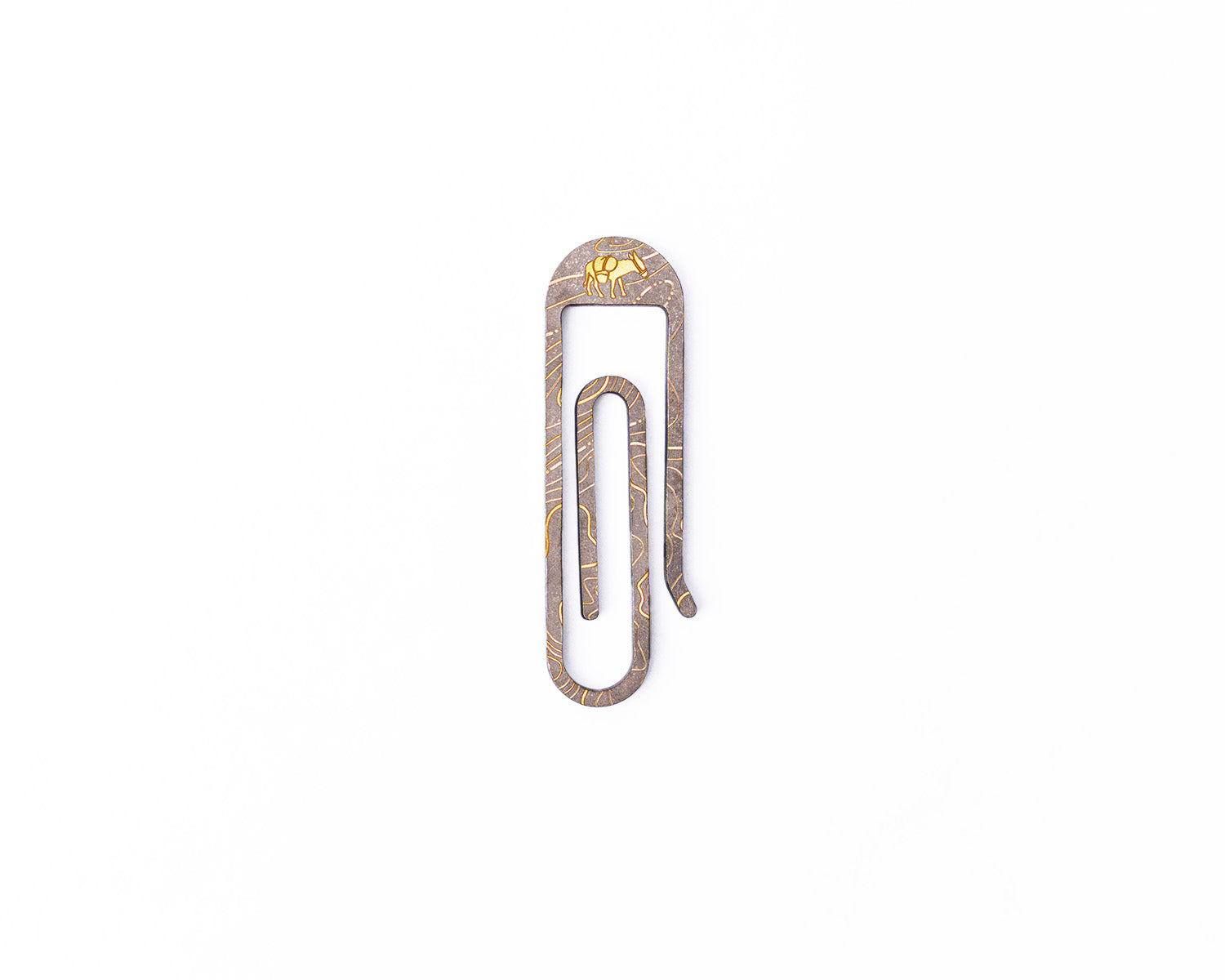 Carry Commission x JRW Gear Topo Tough Clip Tank – Titanium Key Clip