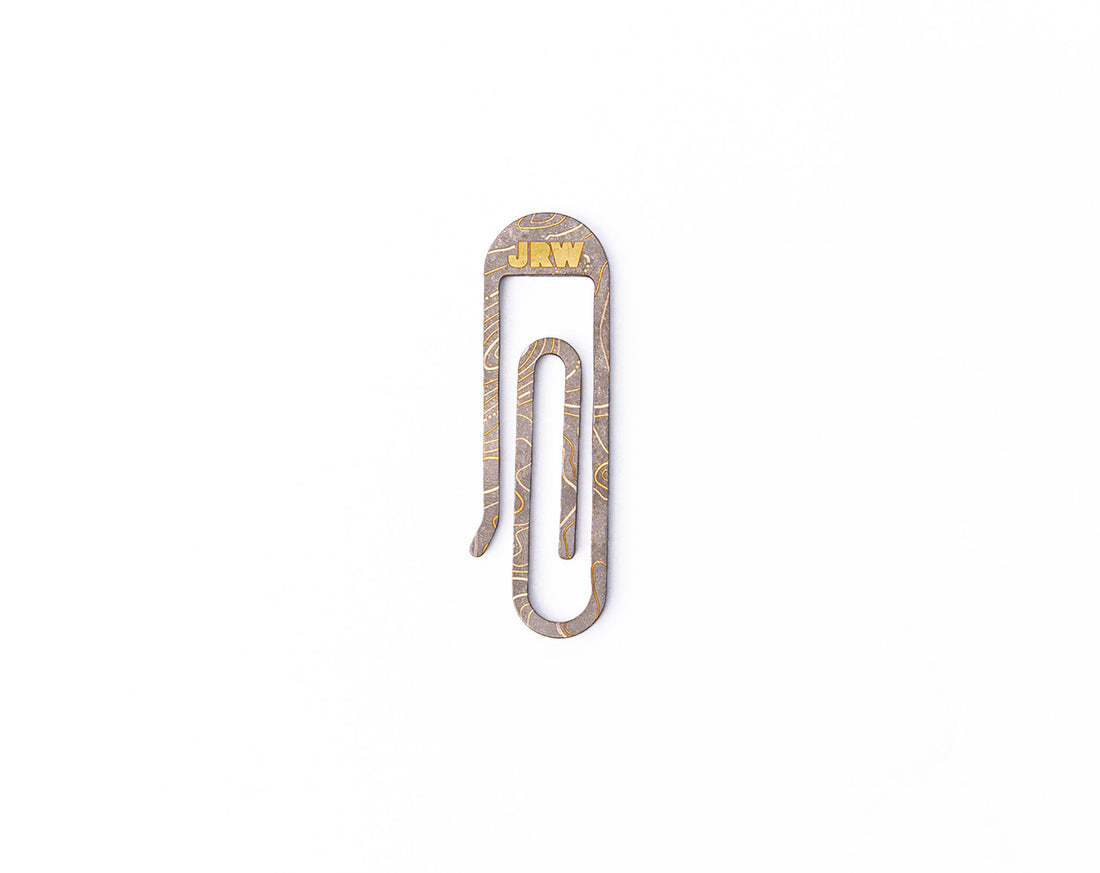Carry Commission x JRW Gear Topo Tough Clip Tank – Titanium Key Clip