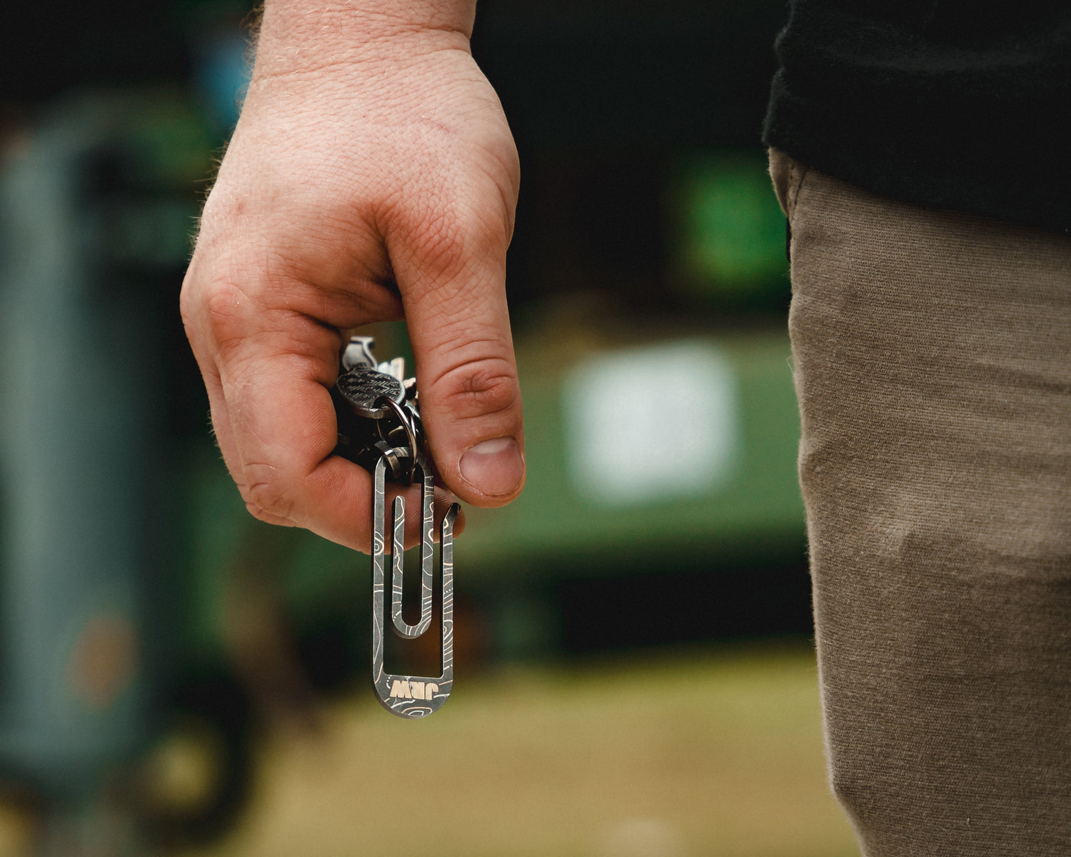 jrw gear tough clip Carry Commission x JRW Gear Topo Tough Clip – Titanium & Brass Key Clip