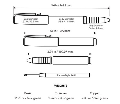 Base Line Capped Pen