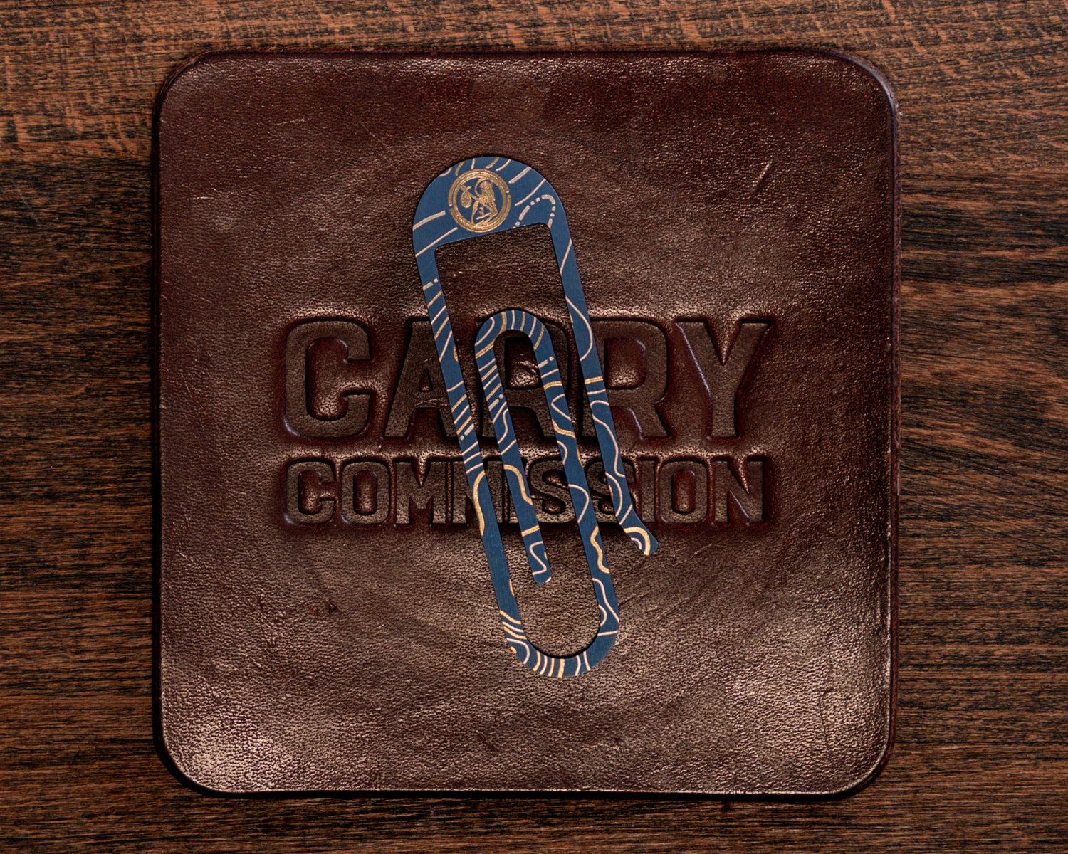 jrw gear tough clip Carry Commission x JRW Gear Topo Tough Clip – Titanium & Brass Key Clip