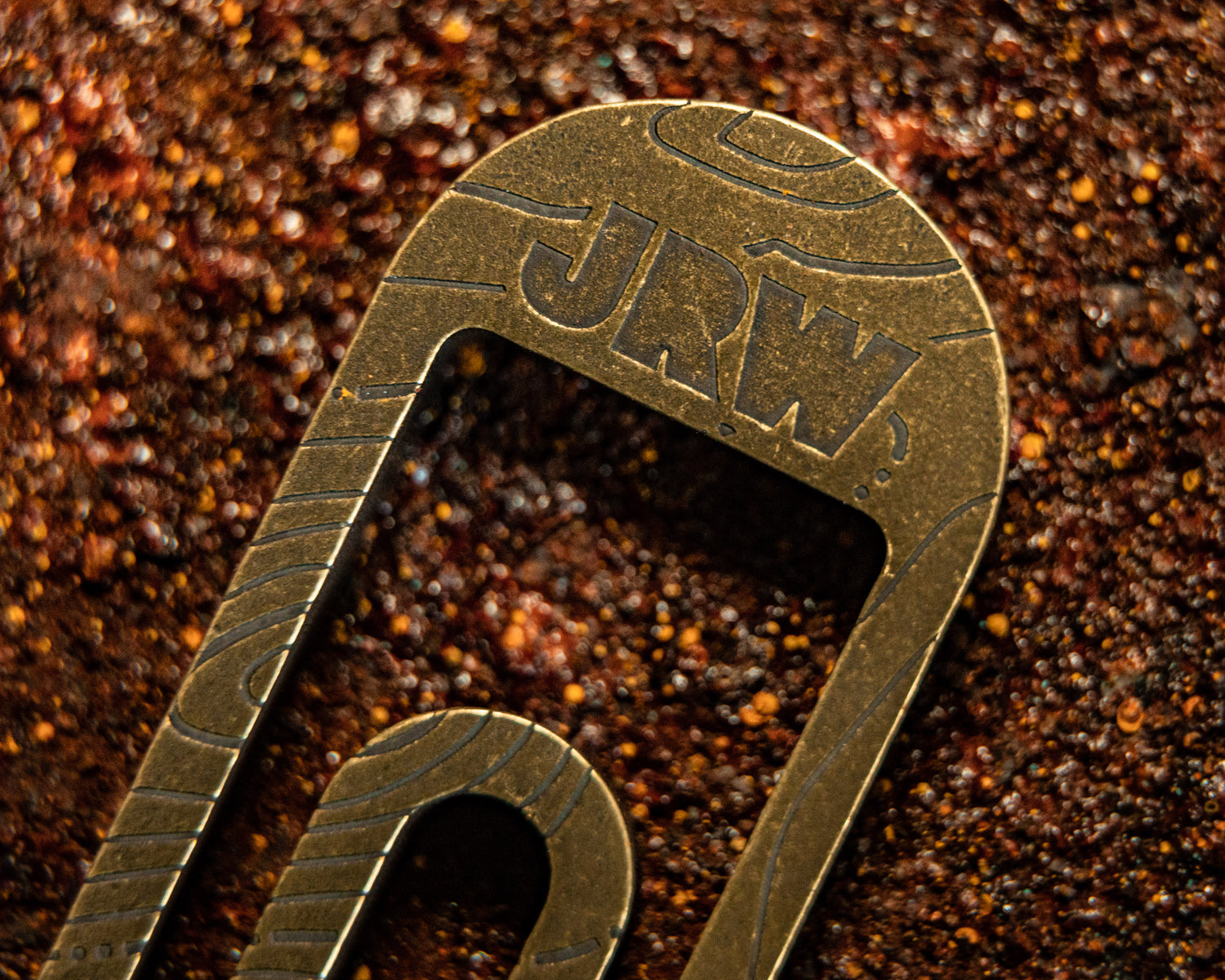 jrw gear tough clip Carry Commission x JRW Gear Topo Tough Clip – Titanium & Brass Key Clip
