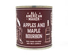Front view of the Apples And Maple Bourbon All American Maker Candle
