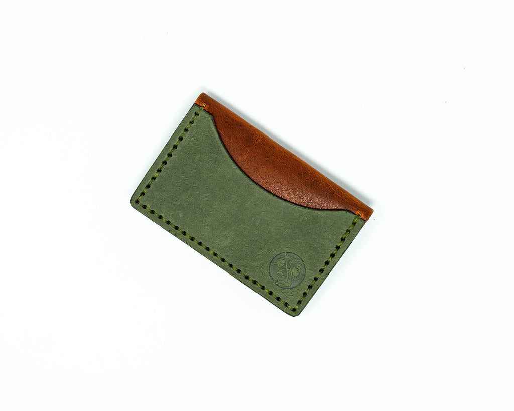 Benjamin Leather Bifold with Front Pocket Wallet Hickory