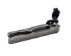 Overhead bottom back view of Best Damn EDC TPT Slide Box Cutter Tool in Stonewash Topo with pocket clip.