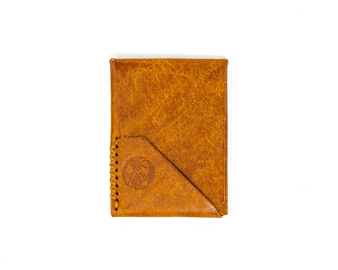 Carry Commission / Open Sea Leather Topsider Mini overhead view on white background